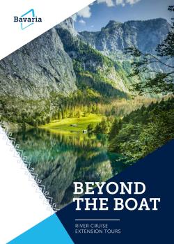 Poster für Katalog - Beyond the boat - River cruise extension tours in Bavaria | 2022
